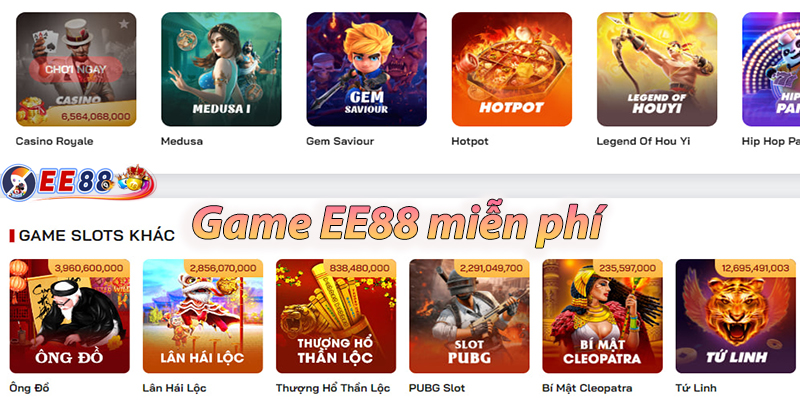 Game EE88 miễn phí | Chơi thả ga, trúng thưởng mệt nghỉ